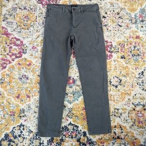 American Eagle Men's Extreme Flex 31 x 32 Slim Straight Pants, Gray